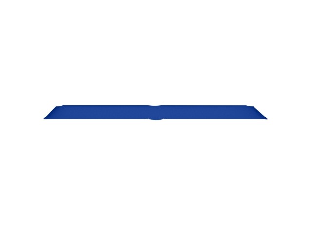 Plateau de jeu 18mm tapissé - Compatible billards 7 pieds Arizona - Coloris Bleu