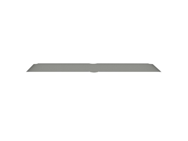Plateau de jeu 18mm tapissé - Compatible billards 7 pieds Arizona - Coloris Gris