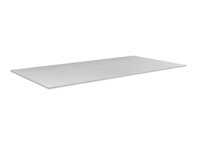 Plateaux dinatoires réversibles - Compatible tables de jeu 7 pieds - Coloris Blanc boisé