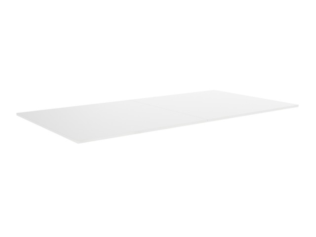 Plateaux dinatoires réversibles - Compatible tables de jeu 7 pieds - Coloris Blanc laqué