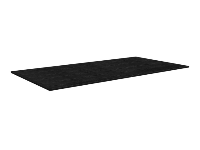 Plateaux dinatoires réversibles - Compatible tables de jeu 7 pieds - Coloris Noir boisé