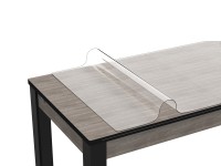 Protection de table en PVC transparent imperméable 185x103cm (2)
