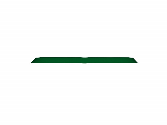Plateau de jeu 18mm tapissé - Compatible billards 6 pieds Texas - Coloris Vert