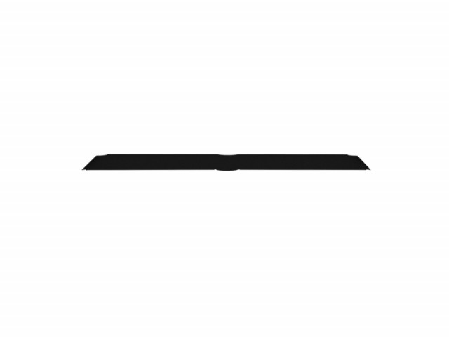 Plateau de jeu 18mm tapissé - Compatible billards 6 pieds Texas - Coloris Noir