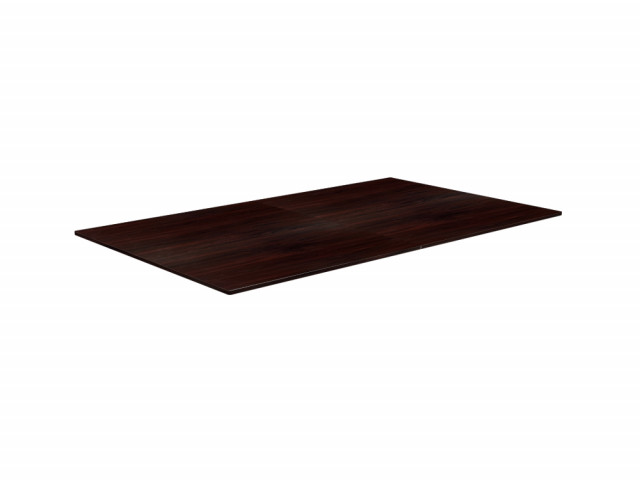 Plateaux dinatoires réversibles - Compatible tables de jeu 6 pieds - Coloris Wengé boisé