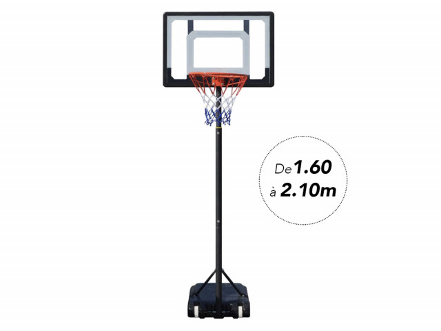 Panier de basket 1.60m à 2.10m - Modèle Training
