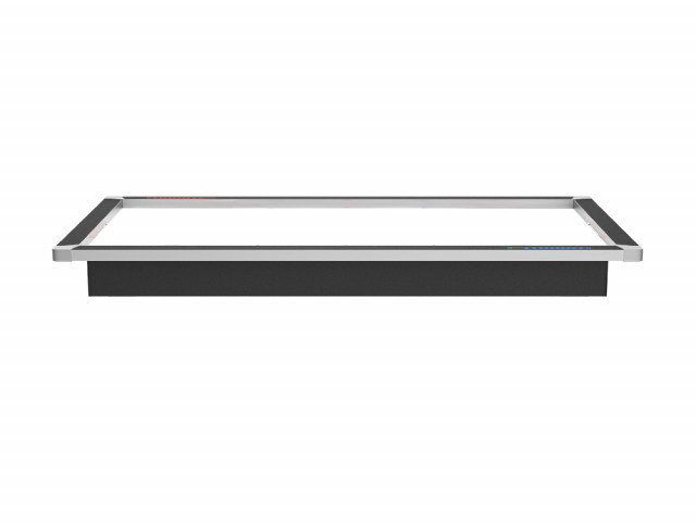 Cadre principal avec renforts plateaux - Compatible air hockey 7 pieds Toronto - Coloris Noir grainé