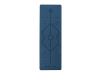 Tapis de Yoga DF SPORTS antidérapant 183x61x0.6cm avec housse - Modèle Nirvana - Bleu (2)