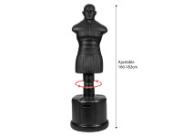 Mannequin de boxe BOB à hauteur réglable 160-182cm DF SPORTS - Coloris noir (2)